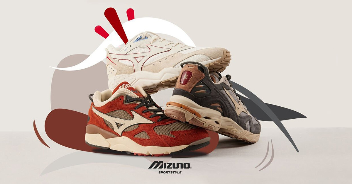 mizuno buy „Noh-Men“ Pack – Jeder Sneaker ist mit einer Maske verbunden